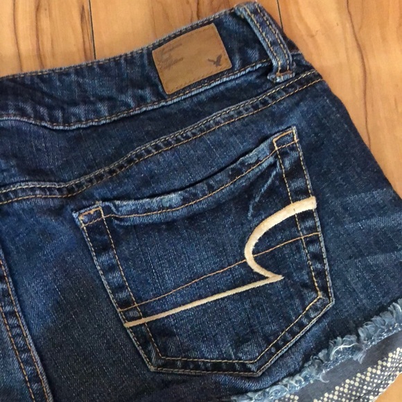 American Eagle Outfitters Blue Denim Jean Shorts 2 - Picture 3 of 5